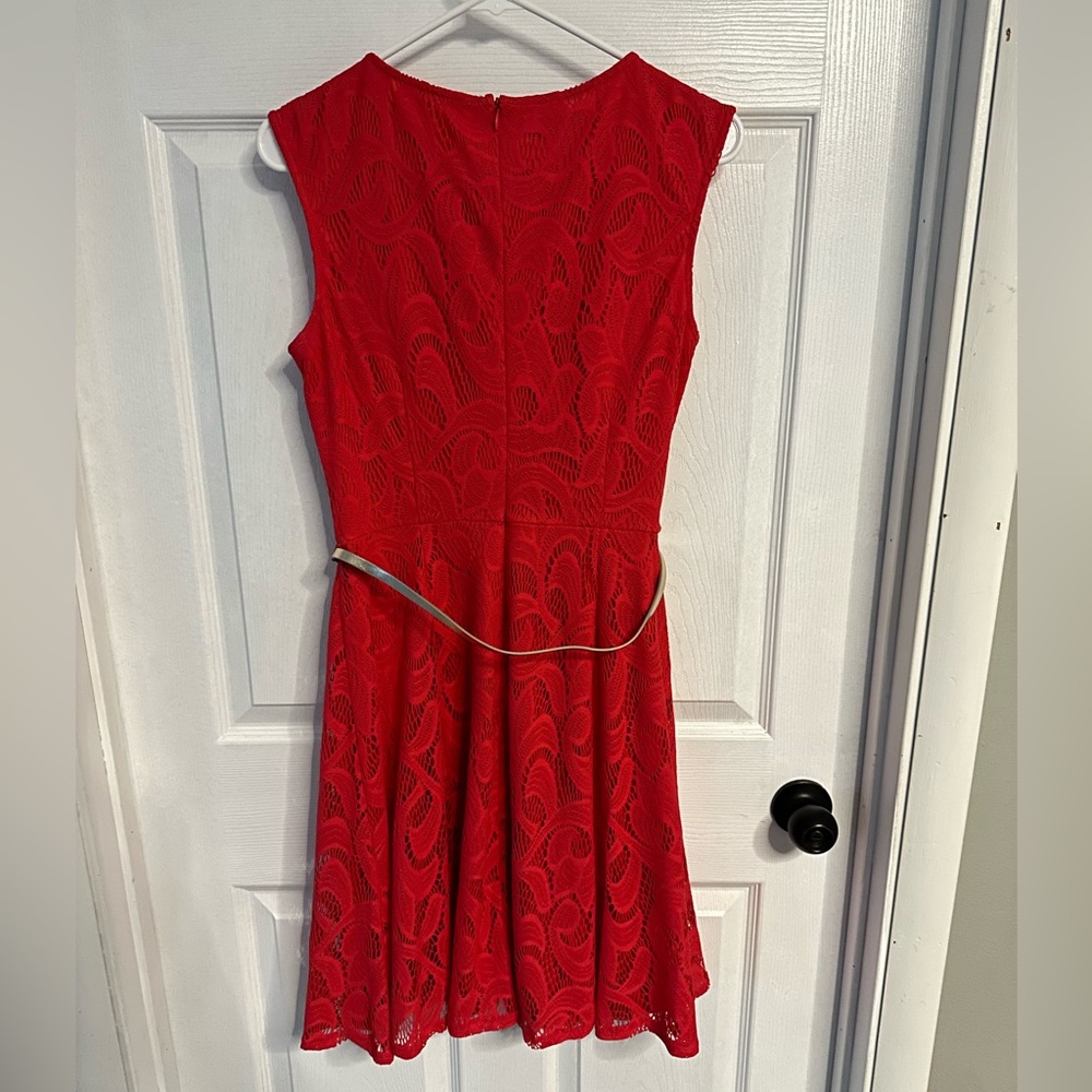Red/Fuchsia Dress - Picture 2 of 5